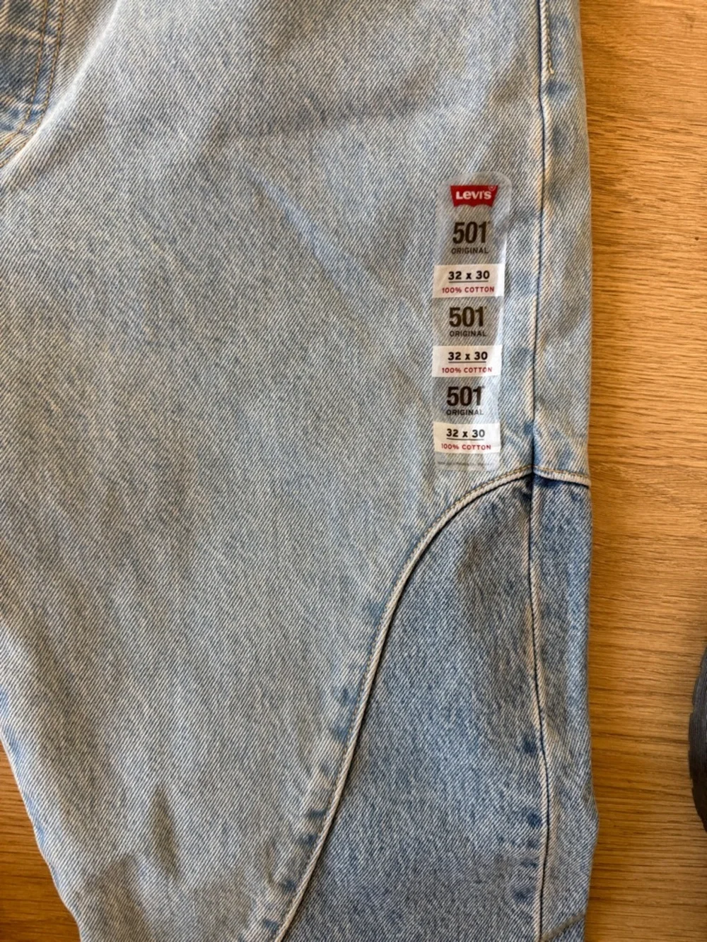 Levi's Riding Chaps Style Denim Jeans - Picture 3 of 5